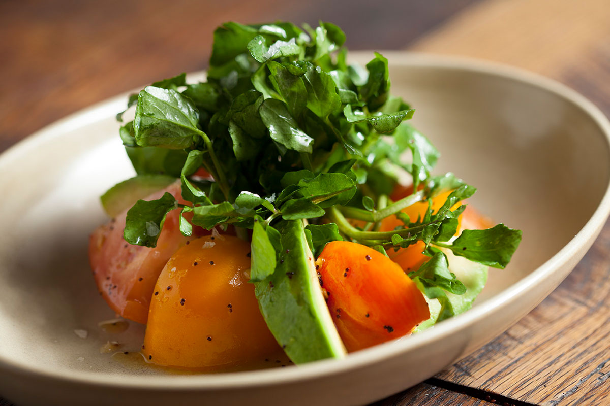 Tomato Avocado Salad with Poppy Seed Dressing from Water Grill