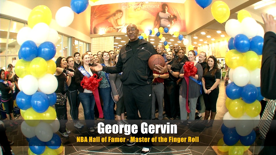 George Iceman Gervin LA Fitness San Antonio Loop Grand Opening