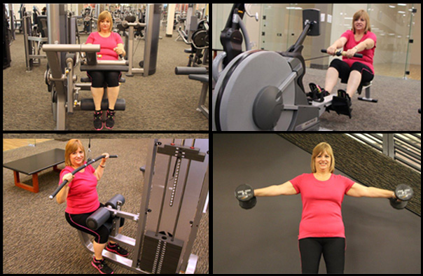 Mary-Collage-Training at LA Fitness San Antonio