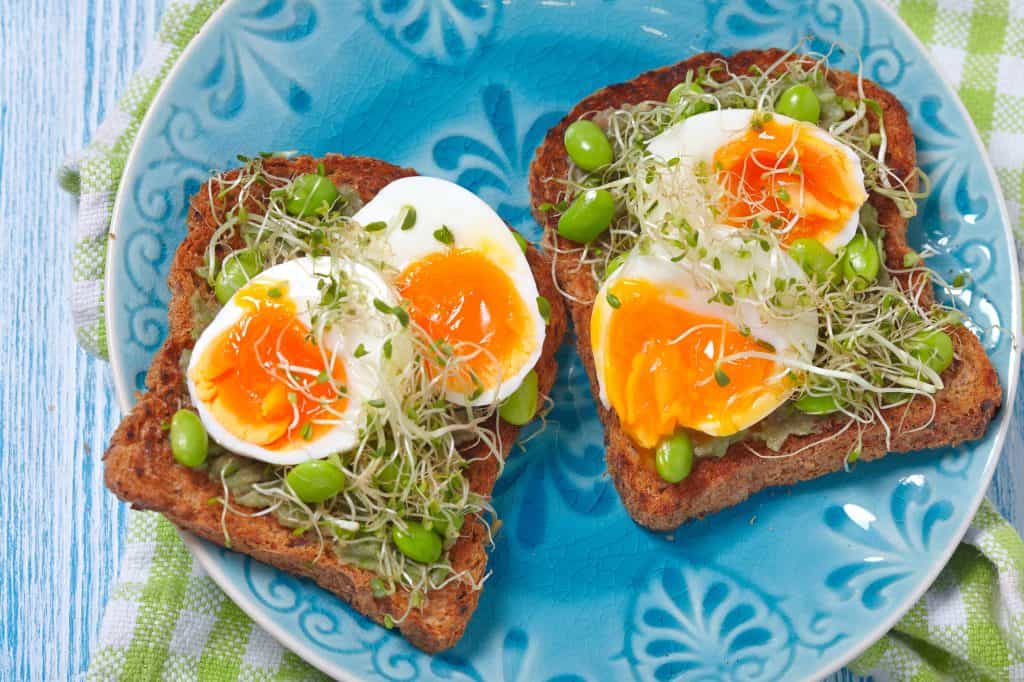 healthy avocado toast, egg and toast, nutrition, LA Fitness, LA Fitness - Healthy Living blog, spring sprouts