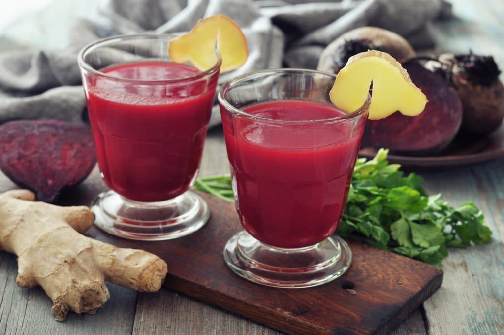beets, ginger, beet and ginger juice, healthy drink