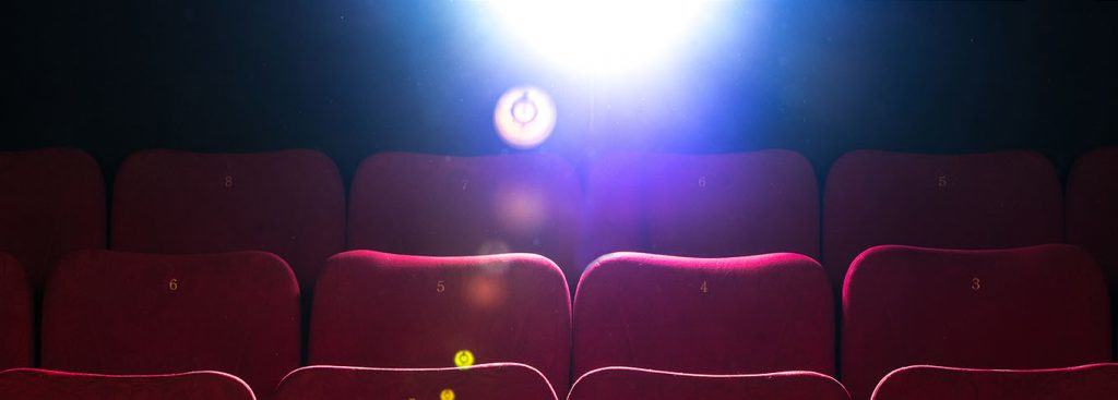 empty theater chairs, movie theater, movie screening