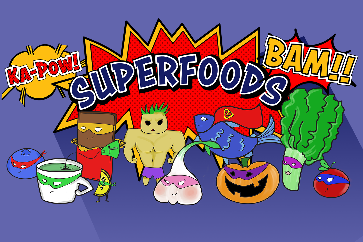 If Foods Were Superheroes