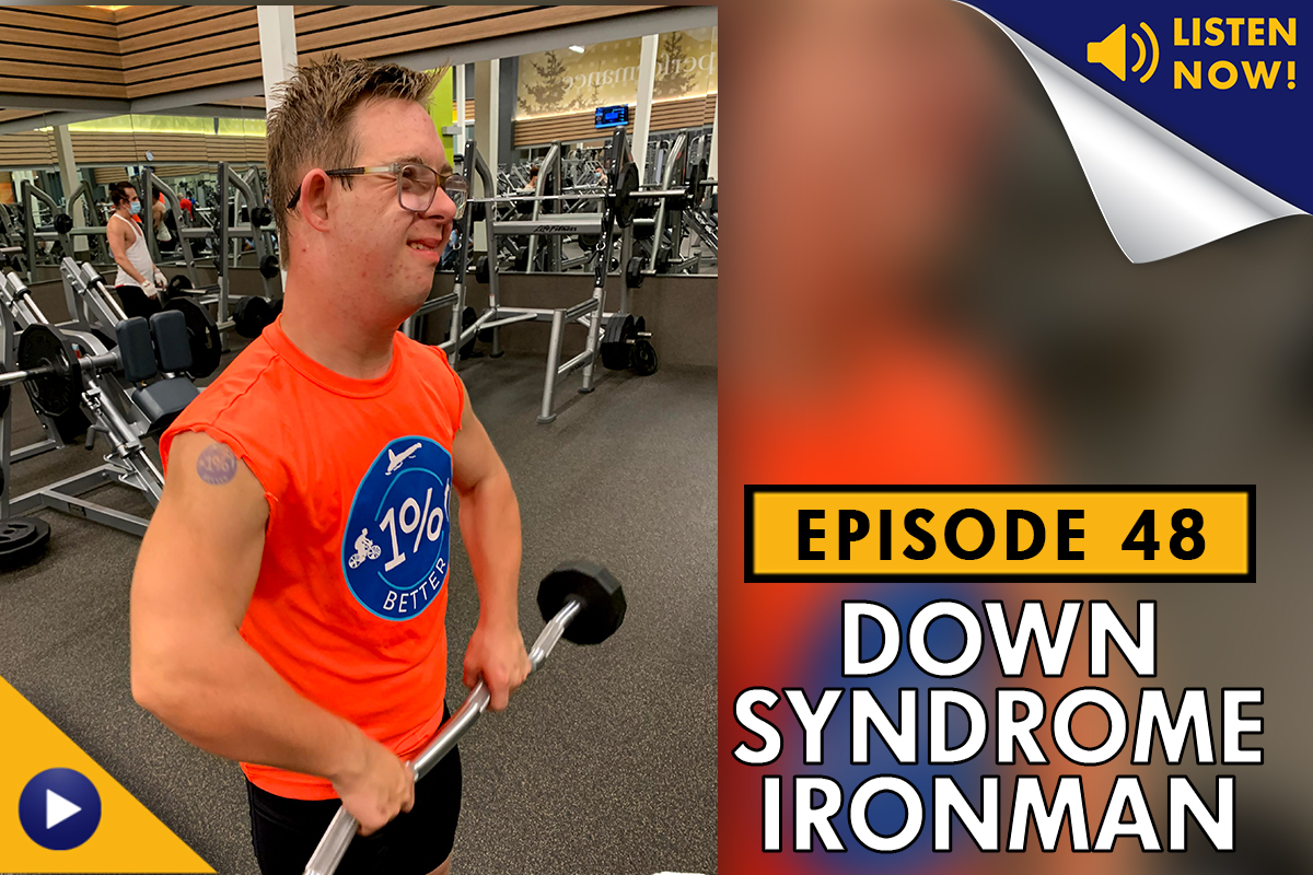 Chris Nikic - Down Syndrome Ironman - training in an LA Fitness